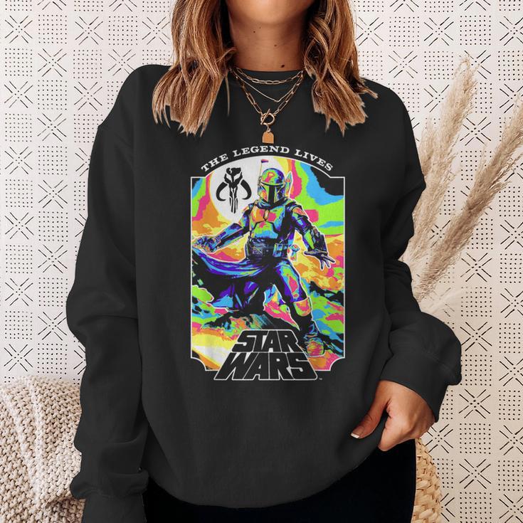Star Wars The Book Of Boba Fett The Legend Lives Retro V-2 Sweatshirt Gifts for Her