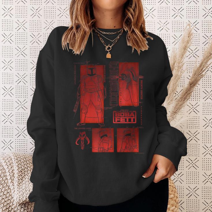 Star Wars The Book Of Boba Fett Sketch Panels Sweatshirt Gifts for Her