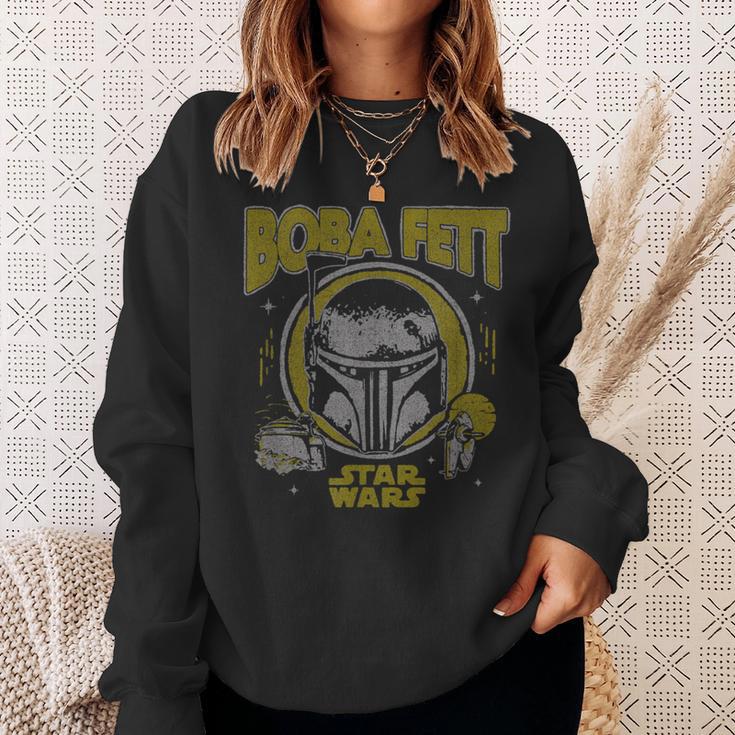 Star Wars The Book Of Boba Fett Vintage Helmet Logo Sweatshirt Gifts for Her Star Wars The Book Of Boba Fett Vintage Helmet Logo Sweatshirt Gifts for Her