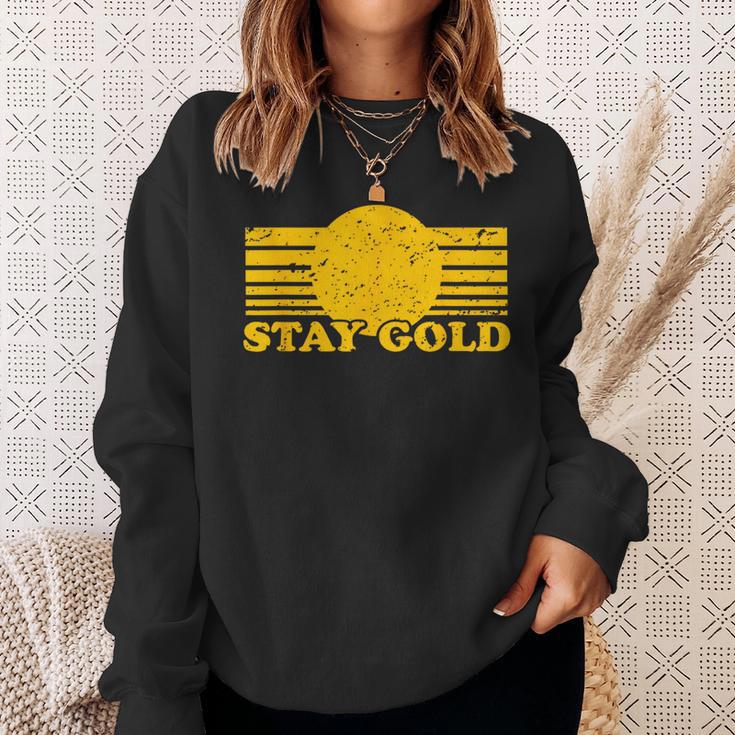 Stay Gold Ponyboy Outsiders 本 映画 小説 レトロ スウェットシャツ 彼女への贈り物