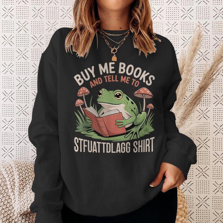 STFUATTDLAGG Shirt Buy Me Books Sweatshirt Gifts for Her