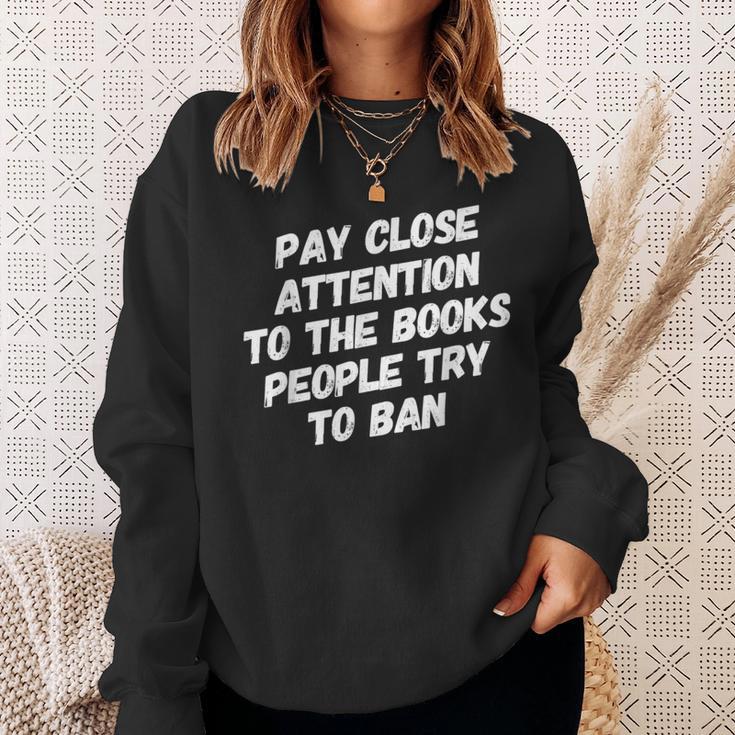 Stop Book Ban Texas School Books Banning Stop Censorship Sweatshirt Gifts for Her