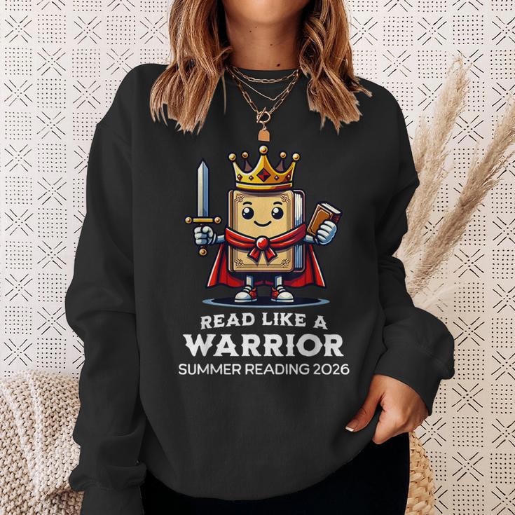 Summer Reading 2026 Book Reader Librarian Prize Warrior Sweatshirt Gifts for Her