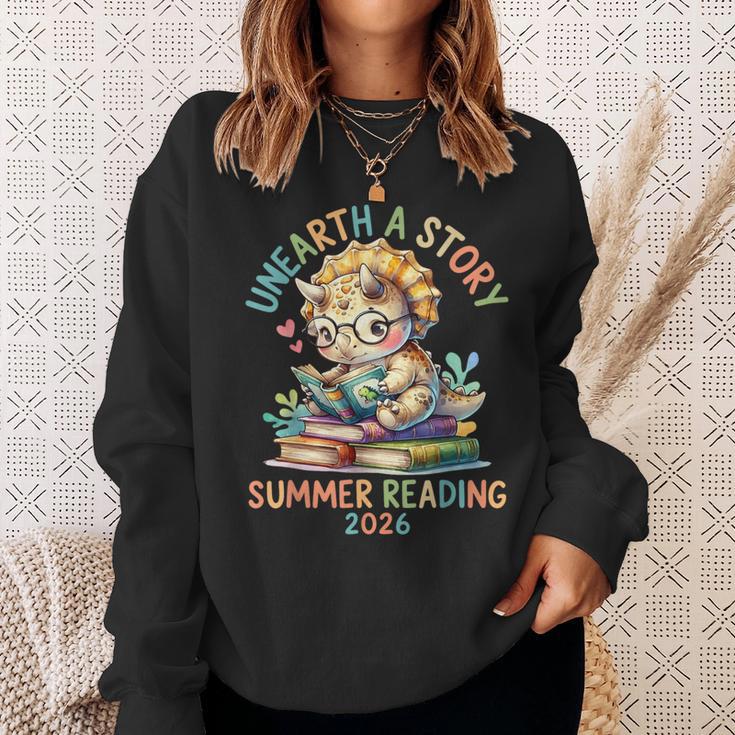 Summer Reading 2026 Books Dino Kids Librarian Tees Sweatshirt Gifts for Her Summer Reading 2026 Books Dino Kids Librarian Tees Sweatshirt Gifts for Her