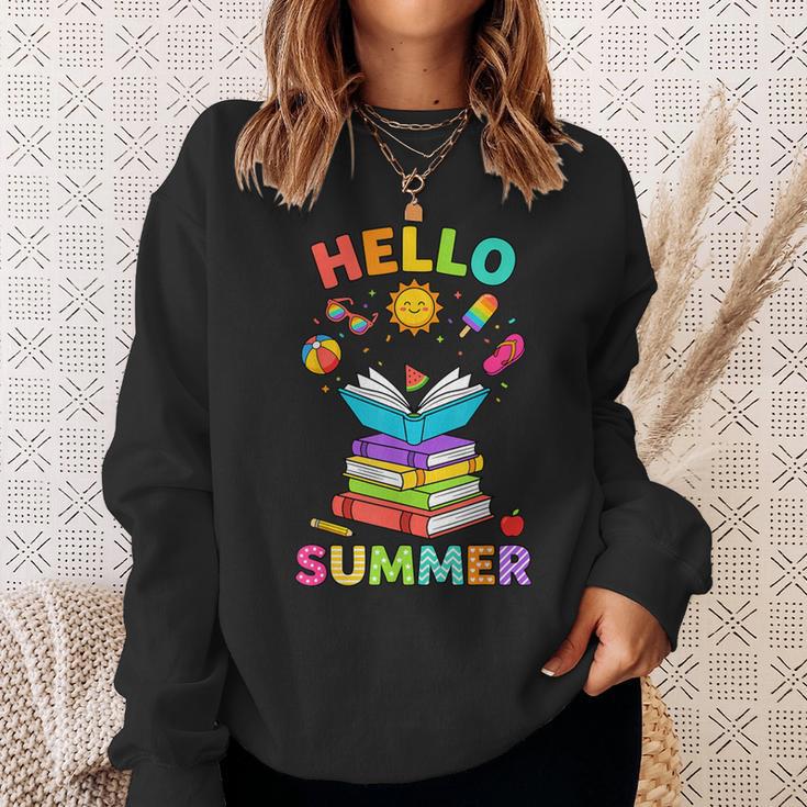 Summer Reading Books Librarian Teacher Last Day Of School Sweatshirt Gifts for Her