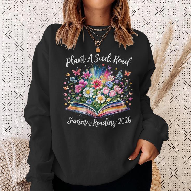 Summer Reading Program 2026 Plant A Seed Read Book Librarian Sweatshirt Gifts for Her Summer Reading Program 2026 Plant A Seed Read Book Librarian Sweatshirt Gifts for Her