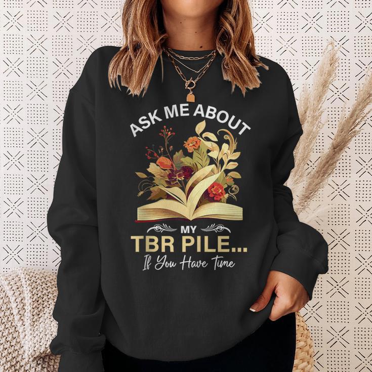 TBR Pile Bookworm Reading Books For a Book Lover Sweatshirt Gifts for Her TBR Pile Bookworm Reading Books For a Book Lover Sweatshirt Gifts for Her