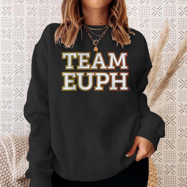 Team Euph Team Euphonium 吹奏楽部「チームユーフ」 おかしなユーフォニアム スウェットシャツ 彼女への贈り物