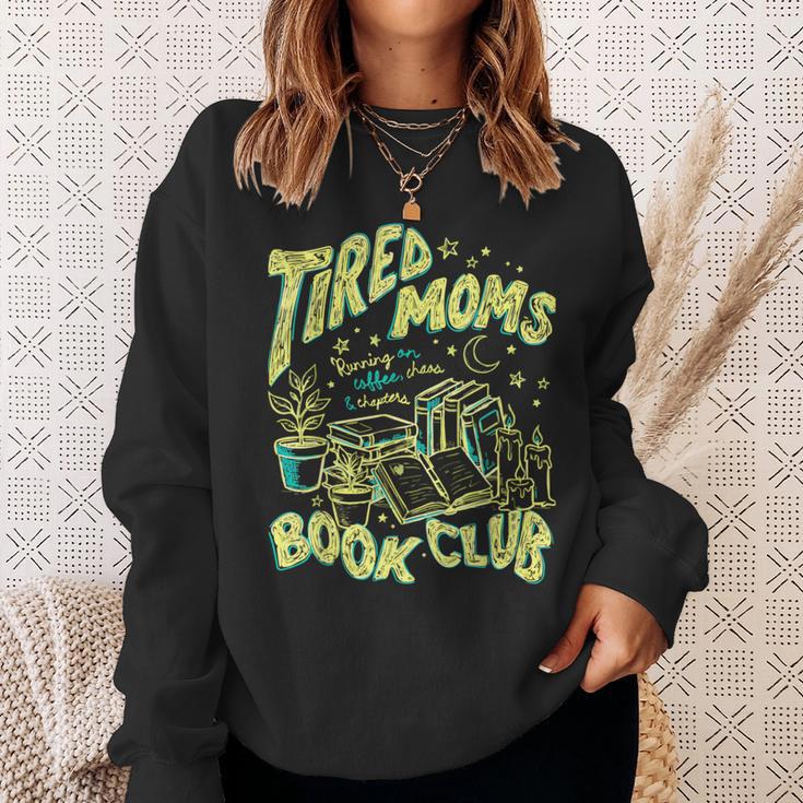 Tired Moms Book Club Running On Coffee Chaos Chapters Sweatshirt Gifts for Her