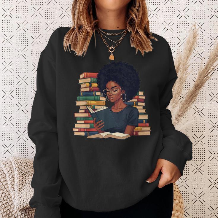 History Month Afro Women Girls Book Lover Librarian Sweatshirt Gifts for Her History Month Afro Women Girls Book Lover Librarian Sweatshirt Gifts for Her