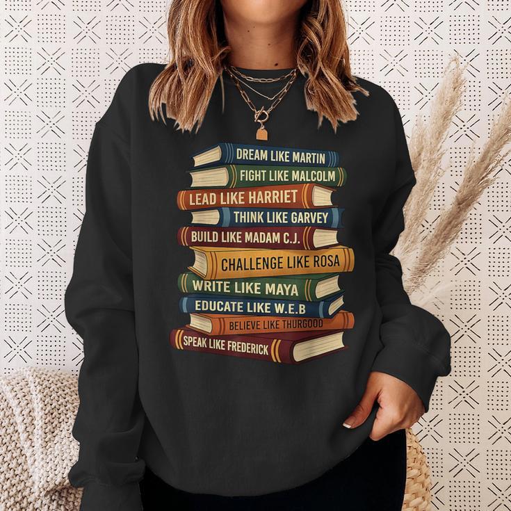 History Month Dream Like Martin Books Men Women Kids Sweatshirt Gifts for Her