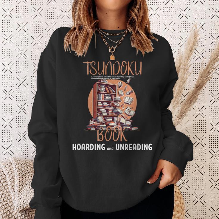 Tsundoku Book Hoarding And Unreading Another Chapter Page Sweatshirt Gifts for Her