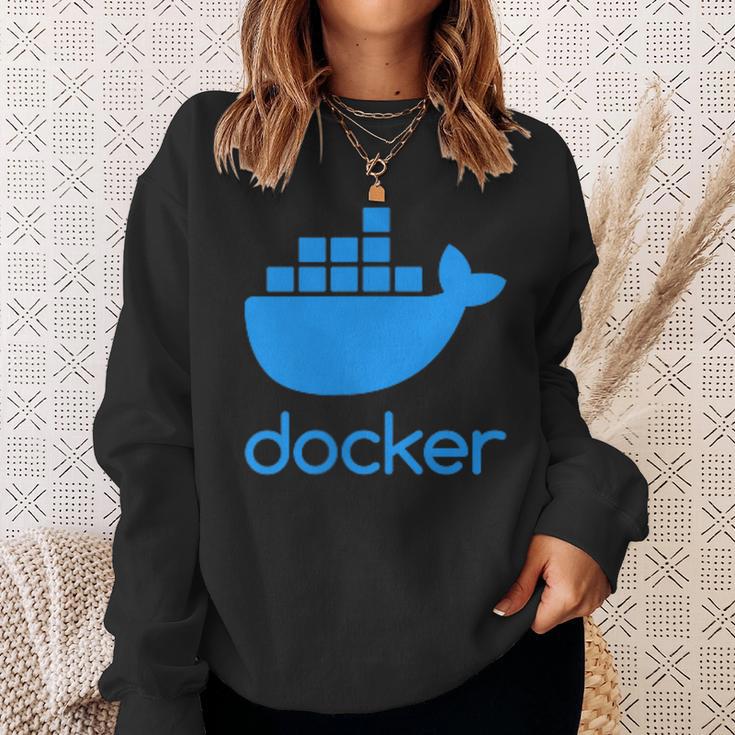 Twoided Docker ソフトウェアプログラミングと開発 スウェットシャツ 彼女への贈り物