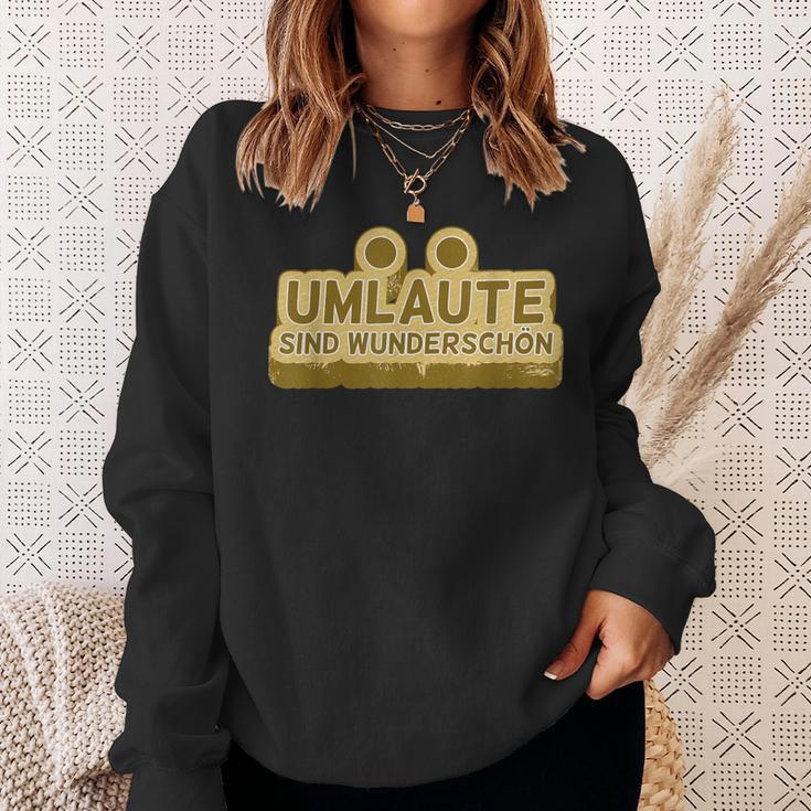Umlautes Are Beautiful Umlautesドイツ語 スウェットシャツ 彼女への贈り物