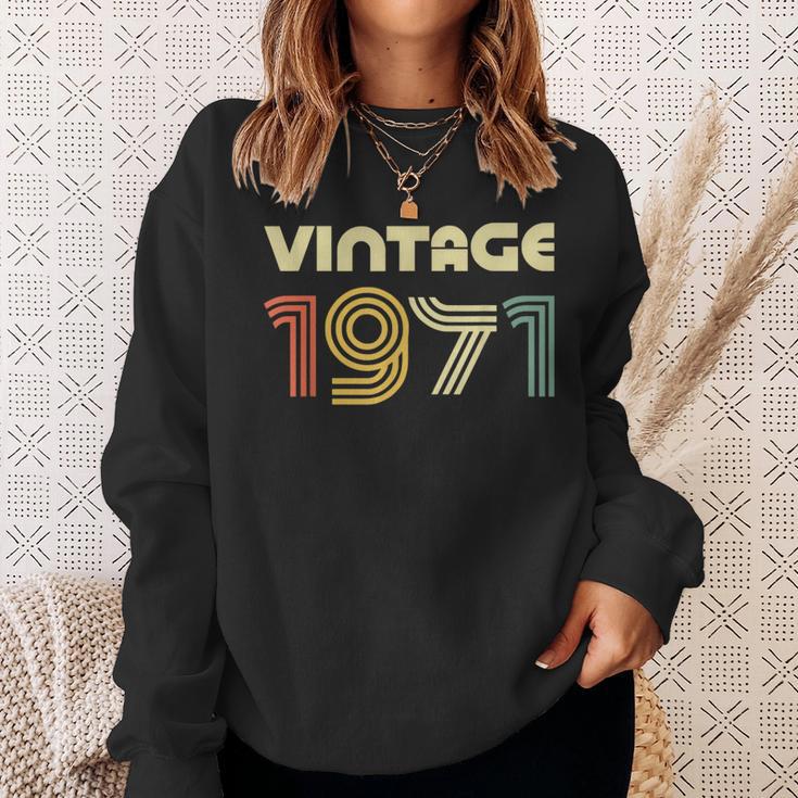 Vintage 1971 50Th Birthday スウェットシャツ 彼女への贈り物