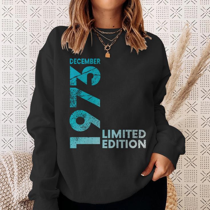 Vintage 50 Birthday I Limited Edition December 1973 長袖tシャツ スウェットシャツ 彼女への贈り物