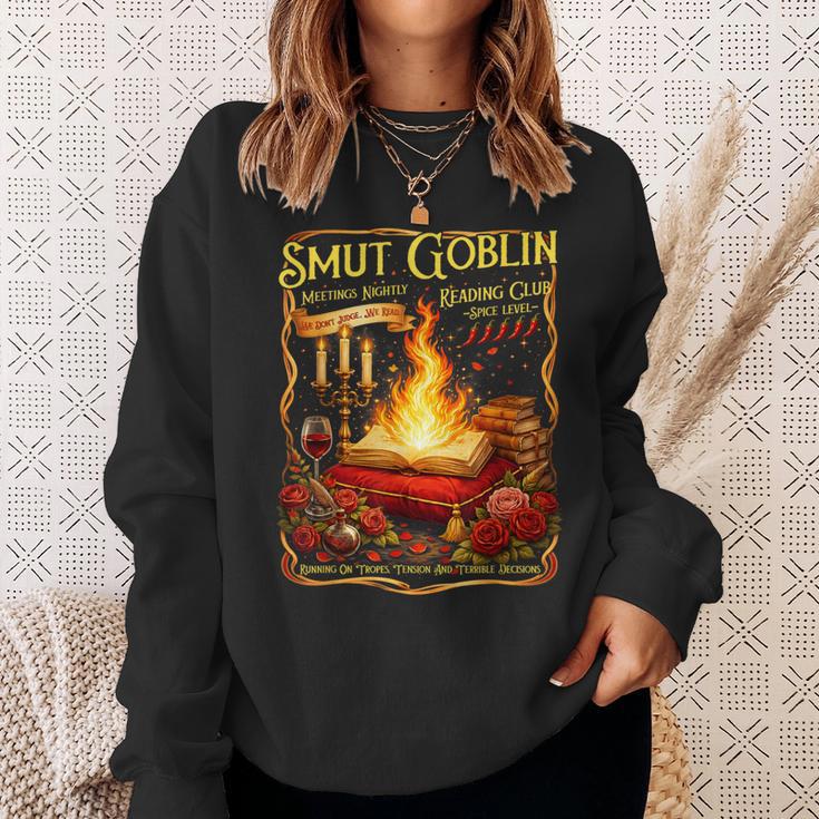 Vintage Smut Goblin Dark Romance Bookish Book Lovers Sweatshirt Gifts for Her Vintage Smut Goblin Dark Romance Bookish Book Lovers Sweatshirt Gifts for Her