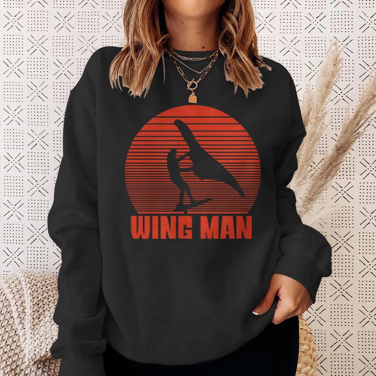 Wingurfer Wing Man ウィングフォイル ウィングサーフィン ウィングフォイラー スウェットシャツ 彼女への贈り物