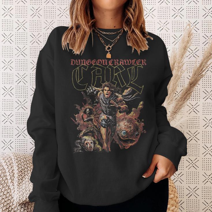 Women's Dungeon Crawler Carl The Inevitable Ruin Cover LitRPG Book Sweatshirt Gifts for Her