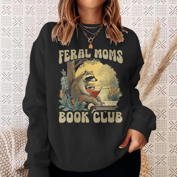 Women's Feral Moms Book Club Sweatshirt Gifts for Her