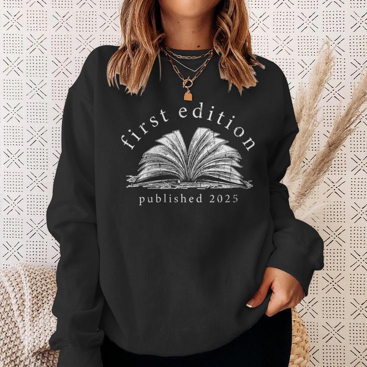 Women's First Edition Published 2025 The Littlest Book Club Member Sweatshirt Gifts for Her Women's First Edition Published 2025 The Littlest Book Club Member Sweatshirt Gifts for Her