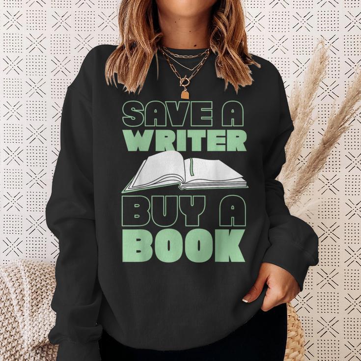 Writing Book Novel Writer & Published Author Save A Writer Sweatshirt Gifts for Her Writing Book Novel Writer & Published Author Save A Writer Sweatshirt Gifts for Her