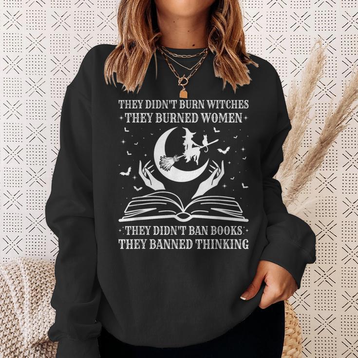 They Didn't Burn Witches They Burned Women And Ban Books Sweatshirt Gifts for Her