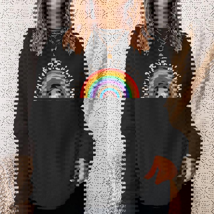 You Areafe With Me スウェットシャツ 彼女への贈り物