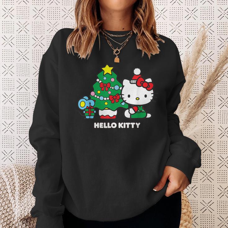 【クリスマス特集】Usデザイン ハローキティ クリスマスツリー スウェットシャツ 彼女への贈り物