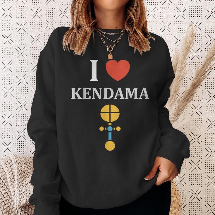 けん玉 おもちゃ シンプル ユーモア けん玉 I Love Kendama スウェットシャツ 彼女への贈り物