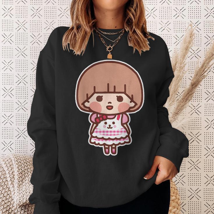 ゆるかわメルちゃん ビッグプリント（表裏） スウェットシャツ 彼女への贈り物