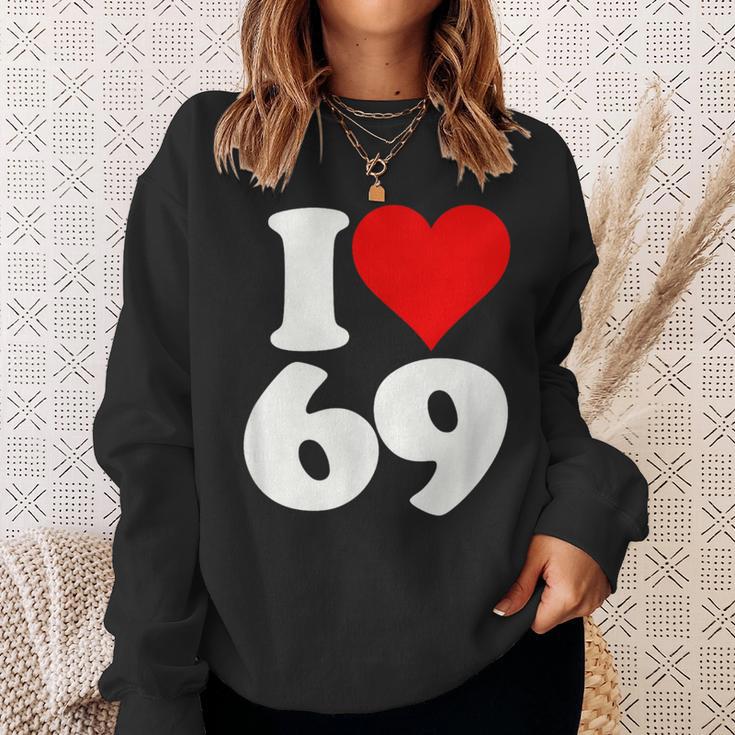 アイラブハート 69 シックスティナイン スウェットシャツ 彼女への贈り物