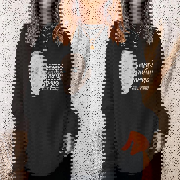 ウィリアム・バロウズ ビート詩人の名言 ビートジェネレーション スウェットシャツ 彼女への贈り物