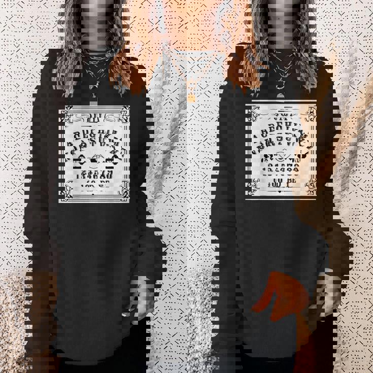 ウイジャボード ハロー超常現象捜査官 ゴシック・ウイジャ・ペイガン スウェットシャツ 彼女への贈り物