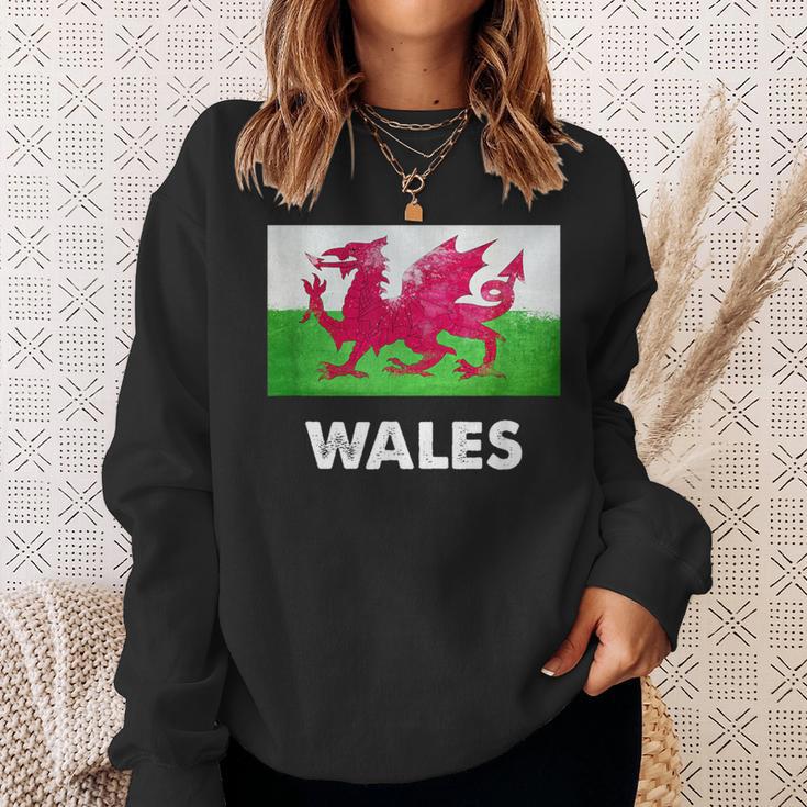ウェールズ国旗tシャツ スウェットシャツ 彼女への贈り物