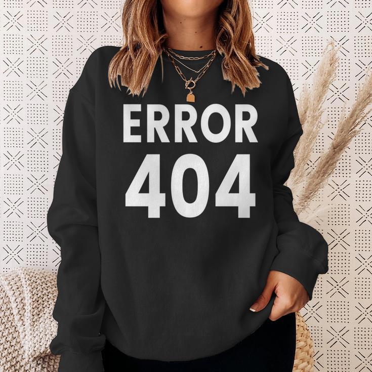 エラー404 長袖tシャツ スウェットシャツ 彼女への贈り物