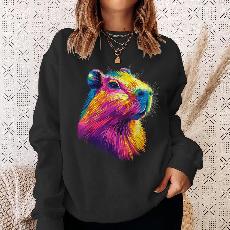 カピバラ Be Capy カピバラ げっ歯類 おもしろカピバラ Capybara スウェットシャツ 彼女への贈り物