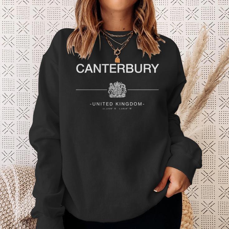カンタベリー Uk カンタベリー ホーム イングランド イギリス 長袖tシャツ スウェットシャツ 彼女への贈り物