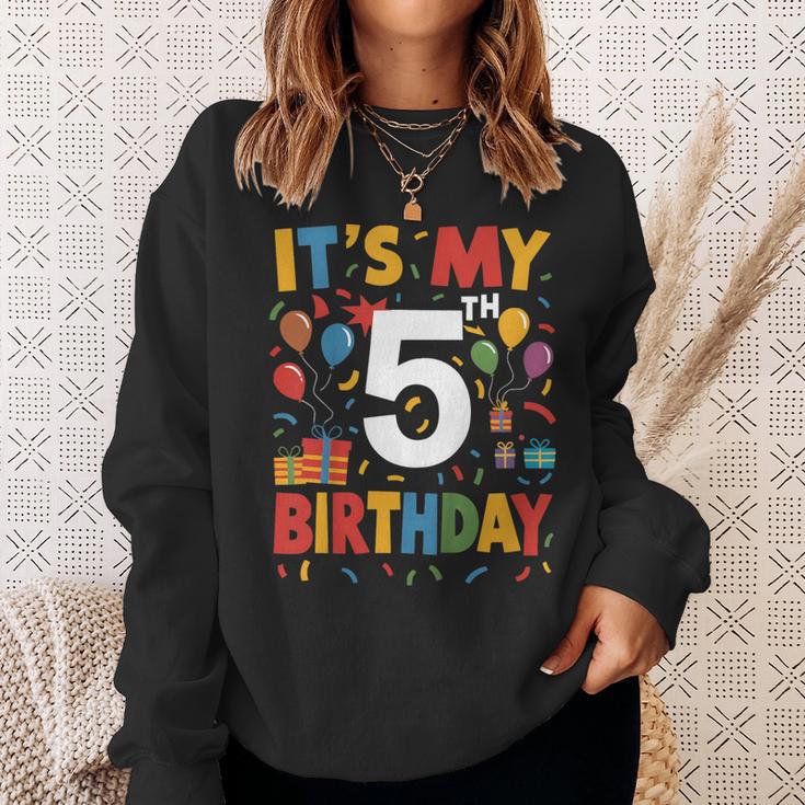 キッズ 5歳の誕生日シャツ男の子キッズ幼児5歳の誕生日男の子 スウェットシャツ 彼女への贈り物