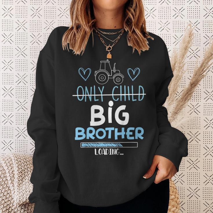キッズ Big Brother Only Child Tractor Baby Reveal スウェットシャツ 彼女への贈り物