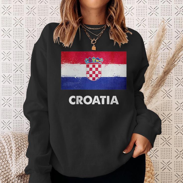 クロアチア国旗ジャージ スウェットシャツ 彼女への贈り物