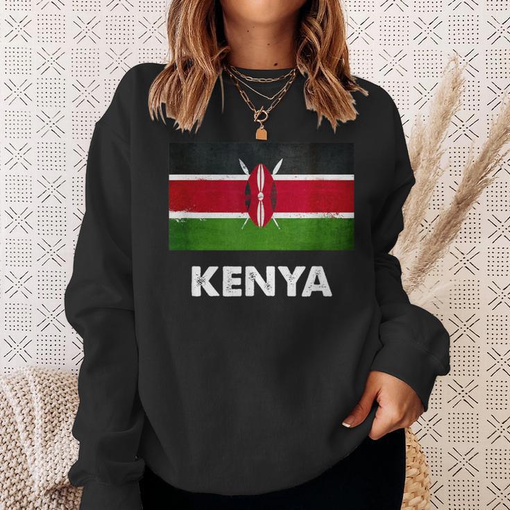 ケニア国旗tシャツ スウェットシャツ 彼女への贈り物