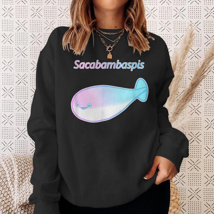 サカバンバスピス パステルカラー おもしろ ゆるかわ かわいい ギフト スウェットシャツ 彼女への贈り物