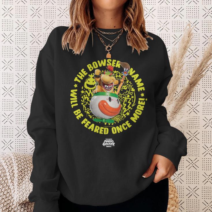 ザ・スーパーマリオギャラクシー・ムービー Bowser Jr Feared 長袖tシャツ スウェットシャツ 彼女への贈り物