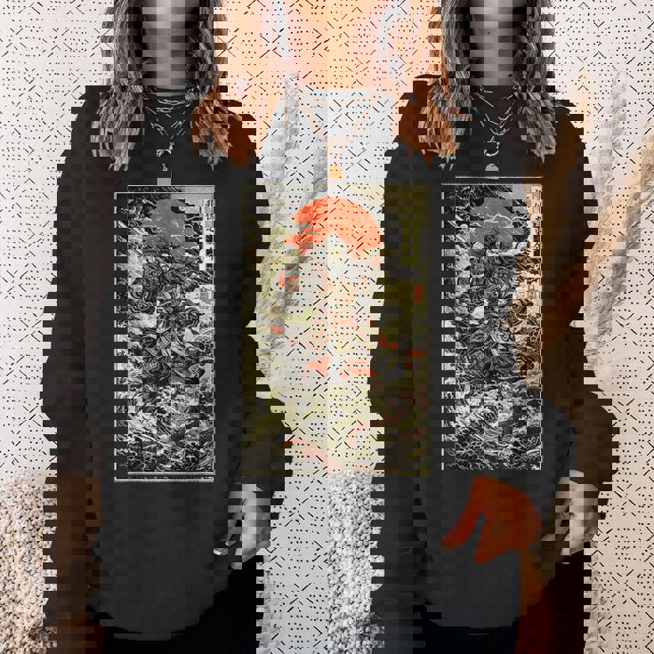 スサノオ 日本神話 女神 浮世絵 神道 スウェットシャツ 彼女への贈り物