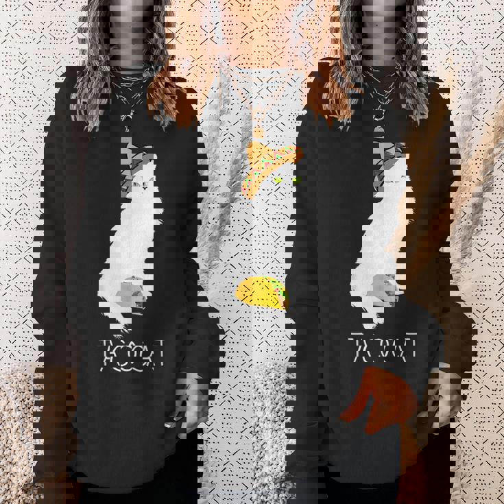 タコキャット-楽しい猫の回文 スウェットシャツ 彼女への贈り物