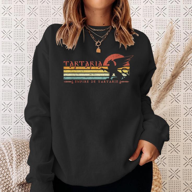 タルタリア-タルタリア帝国-レトロな古代グリフィン スウェットシャツ 彼女への贈り物