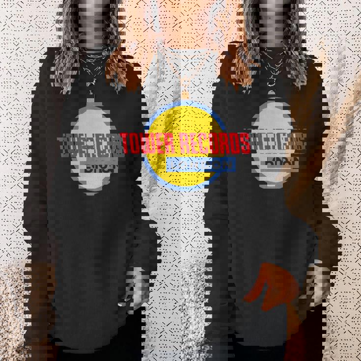 タワーレコード ロンドン 音楽 レトロ ヴィンテージ スウェットシャツ 彼女への贈り物