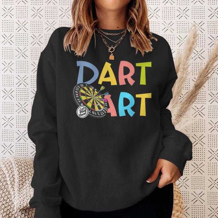 ダーツアート ダーツプレーヤー ダーツスポーツ ダーツボード ダーツ スウェットシャツ 彼女への贈り物