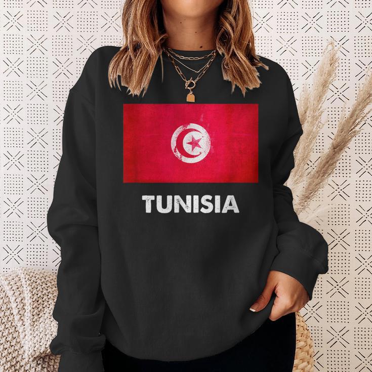 チュニジア国旗tシャツ スウェットシャツ 彼女への贈り物